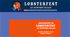 Desktop Screenshot of lobsterfestatnewportbeach.com